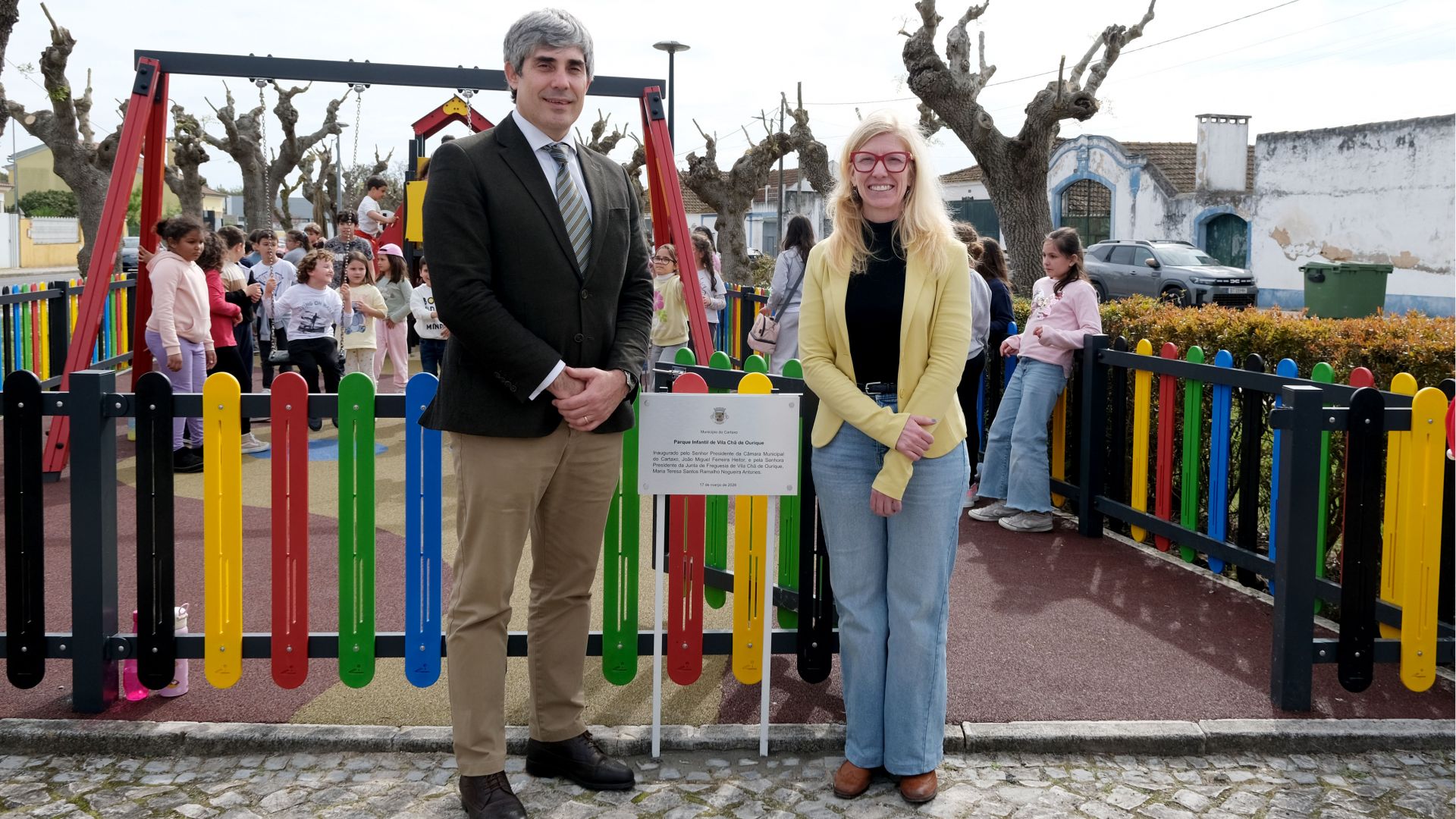 Parque Infantil de Vila Chã de Ourique pronto para receber muitas horas de brincadeira