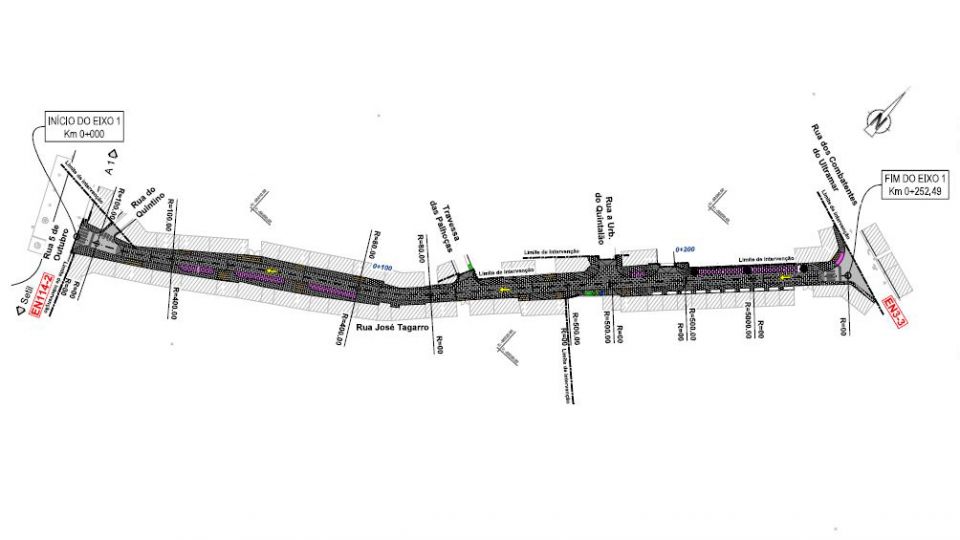 Obras de Requalificação e Valorização da Rua José Tagarro